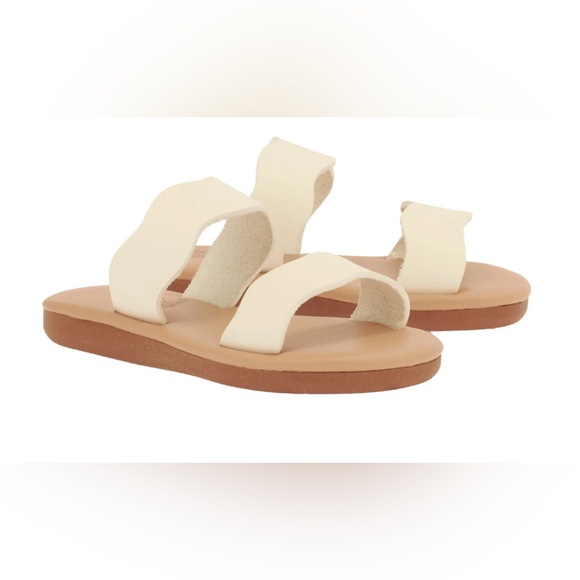 Ancient greek sandals Little kastos soft sz 27 off white - Picture 1 of 7